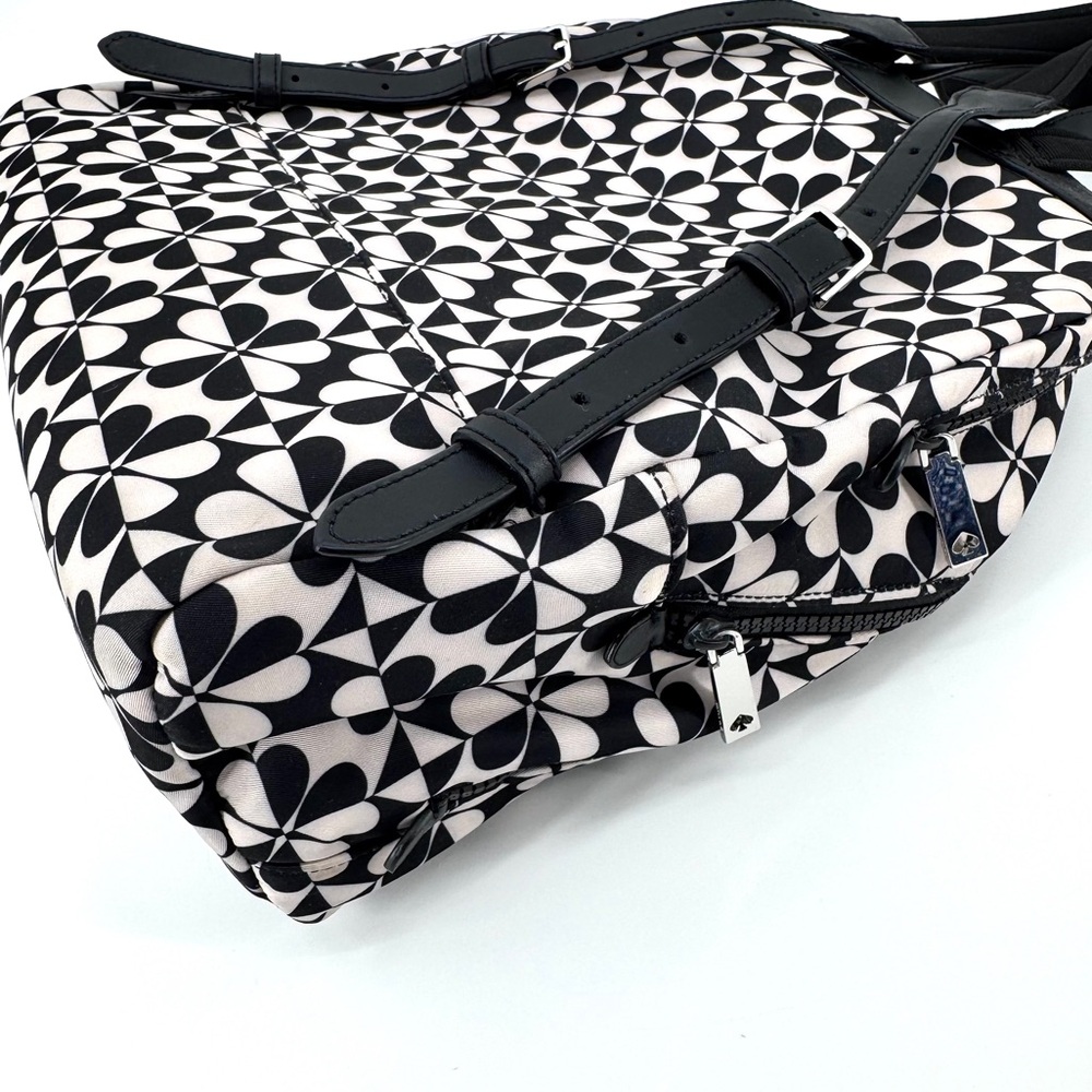 Kate Spade Karissa Clover/Spade Geo Nylon Large Backpack - Picture 5 of 14